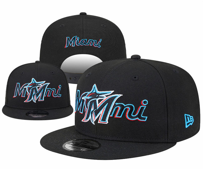 Miami Marlins 2025 Stitched Snapback Hats 007